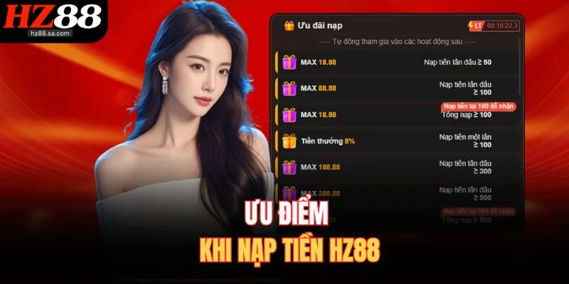 Nạp Tiền HZ88 Các Phương Thức Nạp Vốn Phổ Biến Tại Nhà Cái